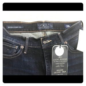 Lucky Brooke Legging jean Sz 2/26 Ankle. NWT